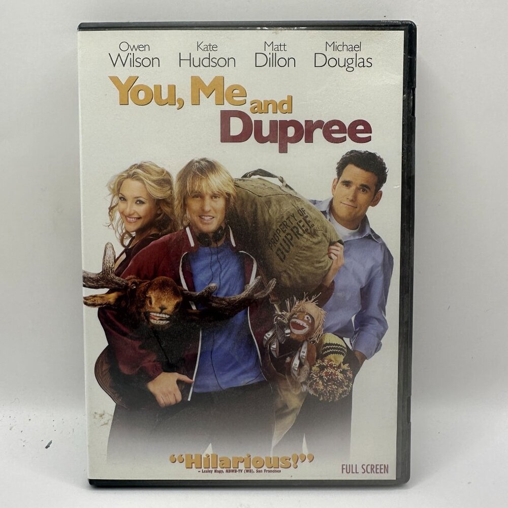 You Me And Dupree DVD Full Screen Owen Wilson Kate Hudson Matt Dillon